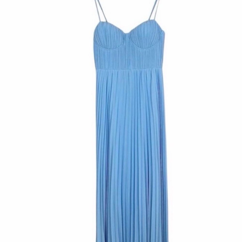 Lulu's Sky Blue Maxi Dress with Spaghetti Straps